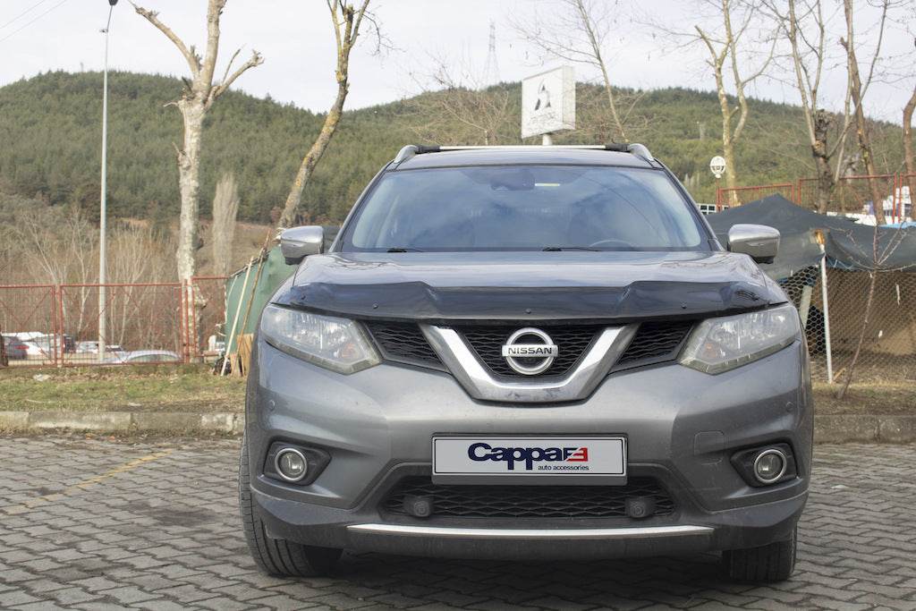 The hood deflector (EuroCap) for Nissan X-trail T32 / Rogue 2014-2021 - Reelken Auto