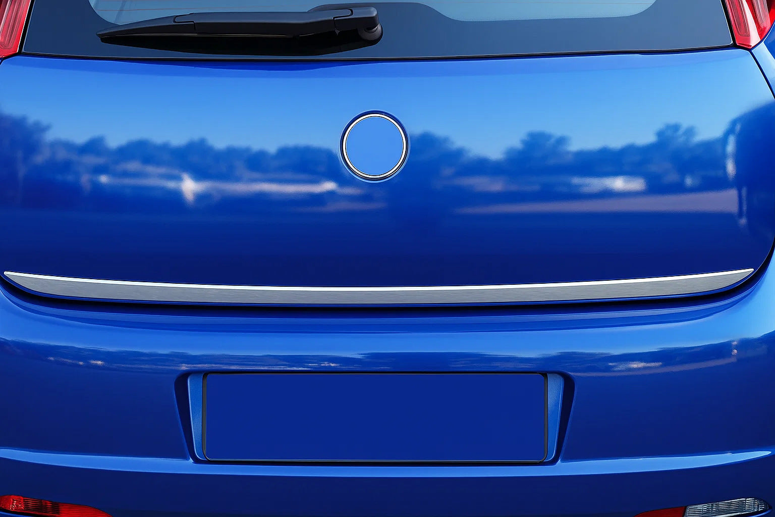 Trunk Trim Stainless Steel for Fiat Punto Grande/EVO 2006-2018 - image 1