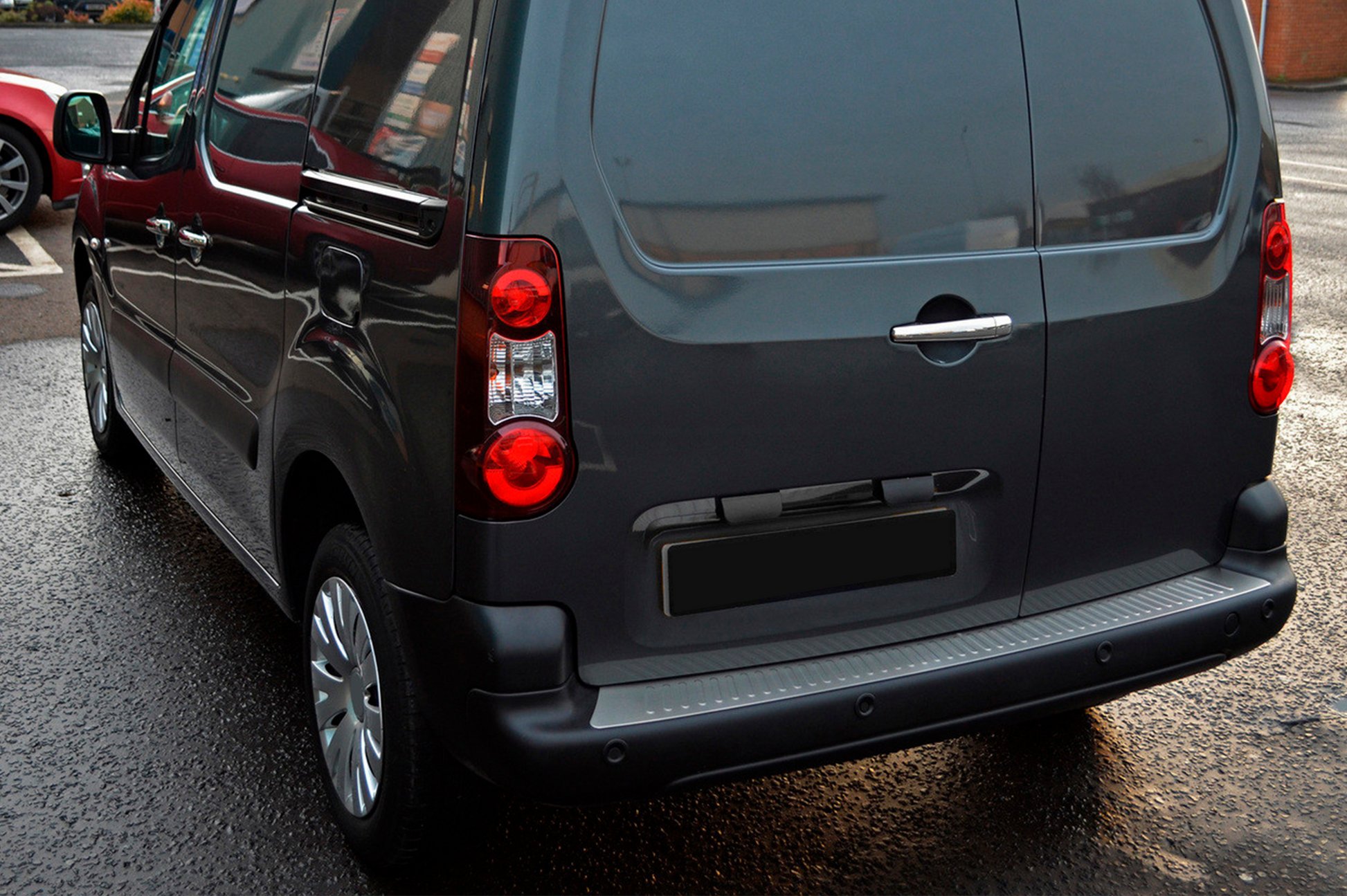 Rear Bumper Protector OmsaLine Stainless Steel for Peugeot Partner Tepee 2008-2018 - image 4