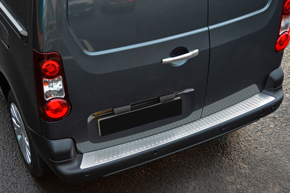 Rear bumper protector Omsa Line (stainless steel) for Citroen Berlingo 2008-2018 - image 1