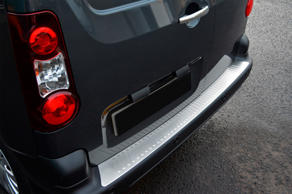 Rear bumper protector Omsa Line (stainless steel) for Citroen Berlingo 2008-2018 - image 2