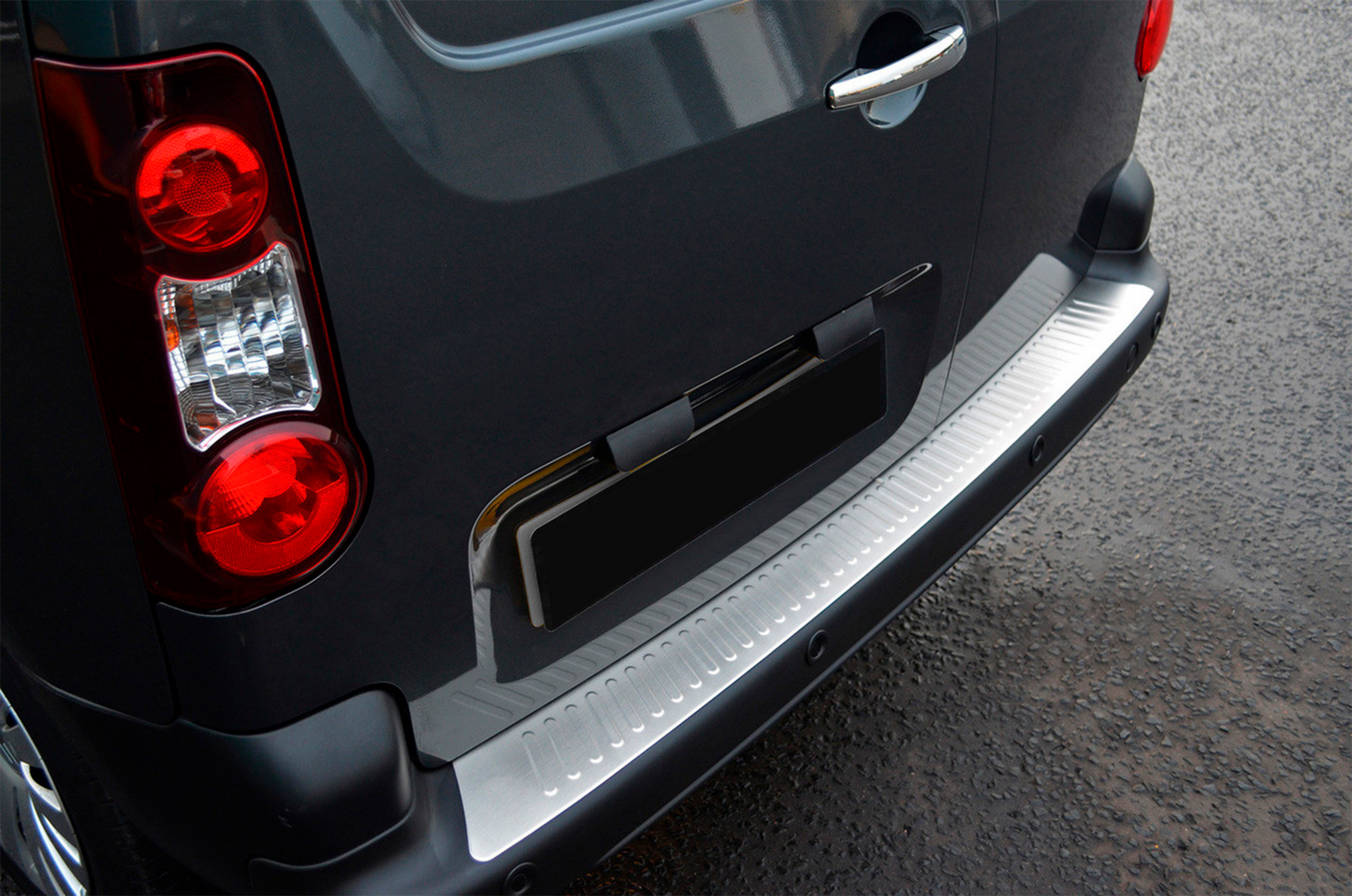Rear Bumper Protector OmsaLine Stainless Steel for Peugeot Partner Tepee 2008-2018 - image 2