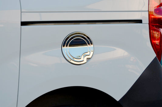 Fuel Tank Cap Cover OmsaLine Stainless Steel for Fiat Doblo II 2010-2022 - image 1