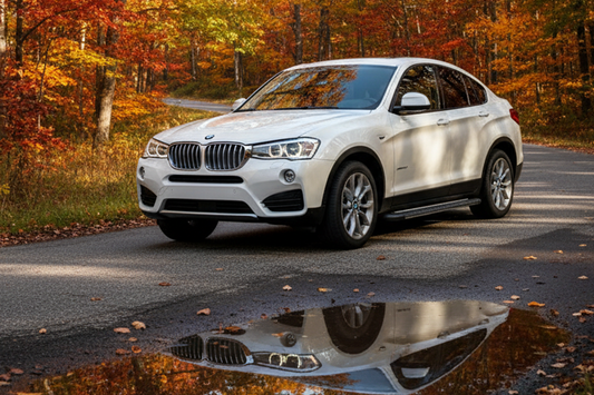 Side Steps Bosphore Grey (2 pcs, Aluminum) for BMW X4 F-26 2014-2018 - image 1