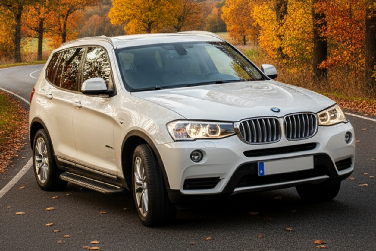 Side Steps Bosphore Grey (2 pcs, Aluminum) for BMW X3 F-25 2011-2018 - image 1