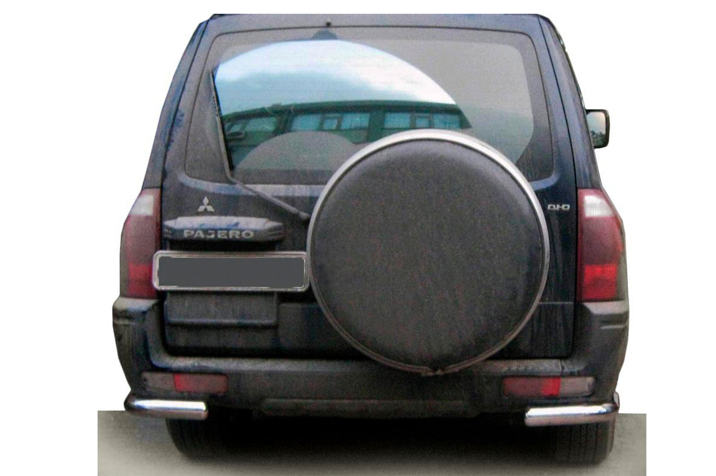 Rear Bar AK003 (Stainless Steel) for Mitsubishi Pajero Wagon III 1999-2006 - image 1