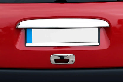 Chrome trim above license plate (1996-2002, 1-door, stainless steel) for Peugeot Partner 1996-2008 - image 1