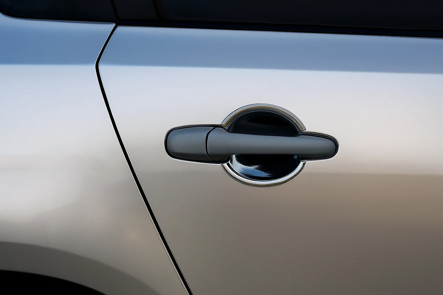 Door handle bowls (4 pcs, stainless steel) for Mazda 3 2003-2009 - image 1