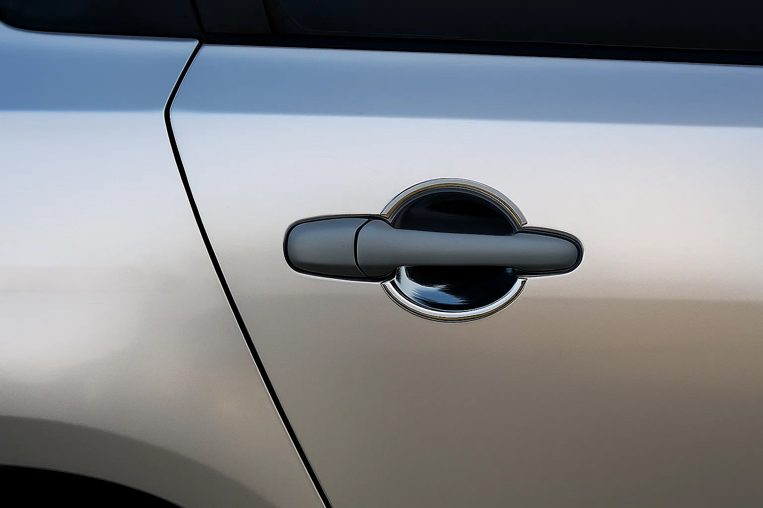 Door handle bowls (4 pcs, stainless steel) for Mazda 3 2003-2009 - image 1