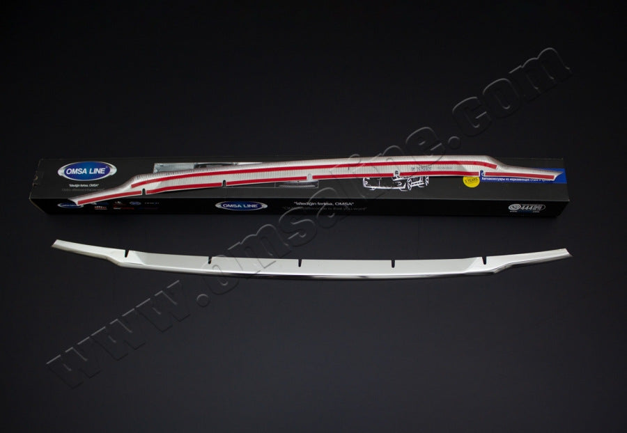 Stainless Steel Rear Bumper Protector OmsaLine (2018↗, 2 pcs) for Ford Courier 2014-2023 - image 4