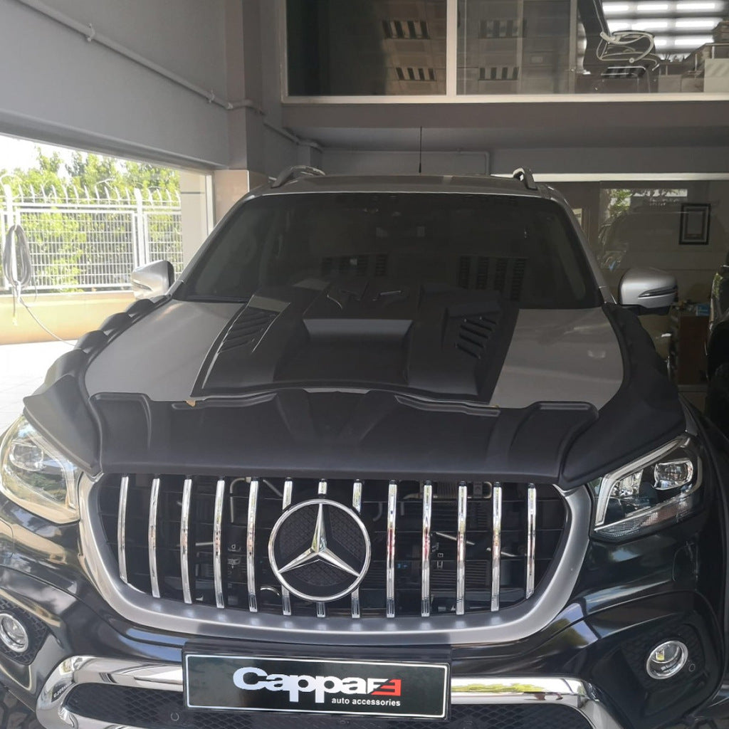 Hood Scoop Cover Set DRAGON (3 pcs) for Mercedes X class 2017-2020 - image 4