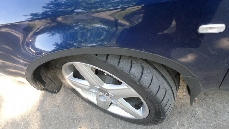 Fender flares (4 pcs, black) for Audi A6 C5 1997-2001 - image 3