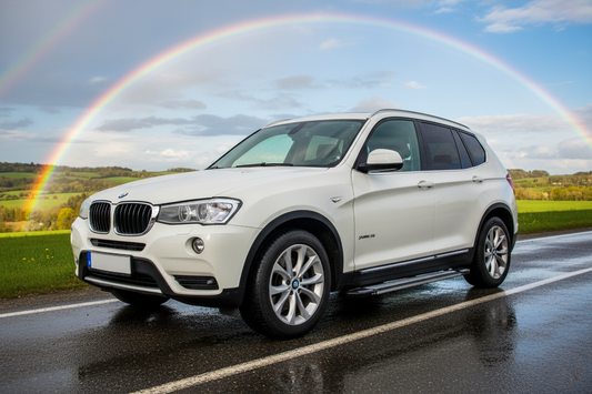 Side Steps Rainbow (2 pcs, Aluminum) for BMW X3 F-25 2011-2018 - image 1