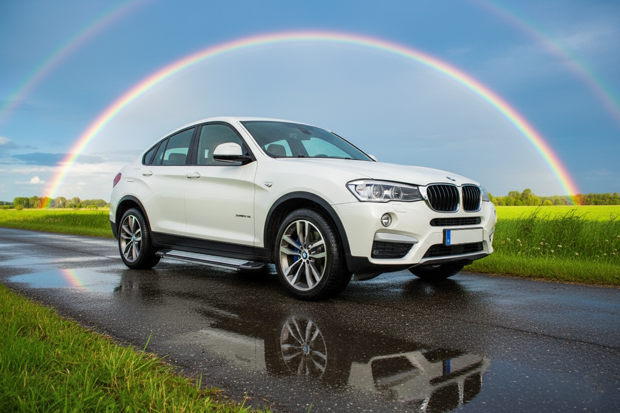 Side Steps Rainbow (2 pcs, Aluminum) for BMW X4 F-26 2014-2018 - image 1