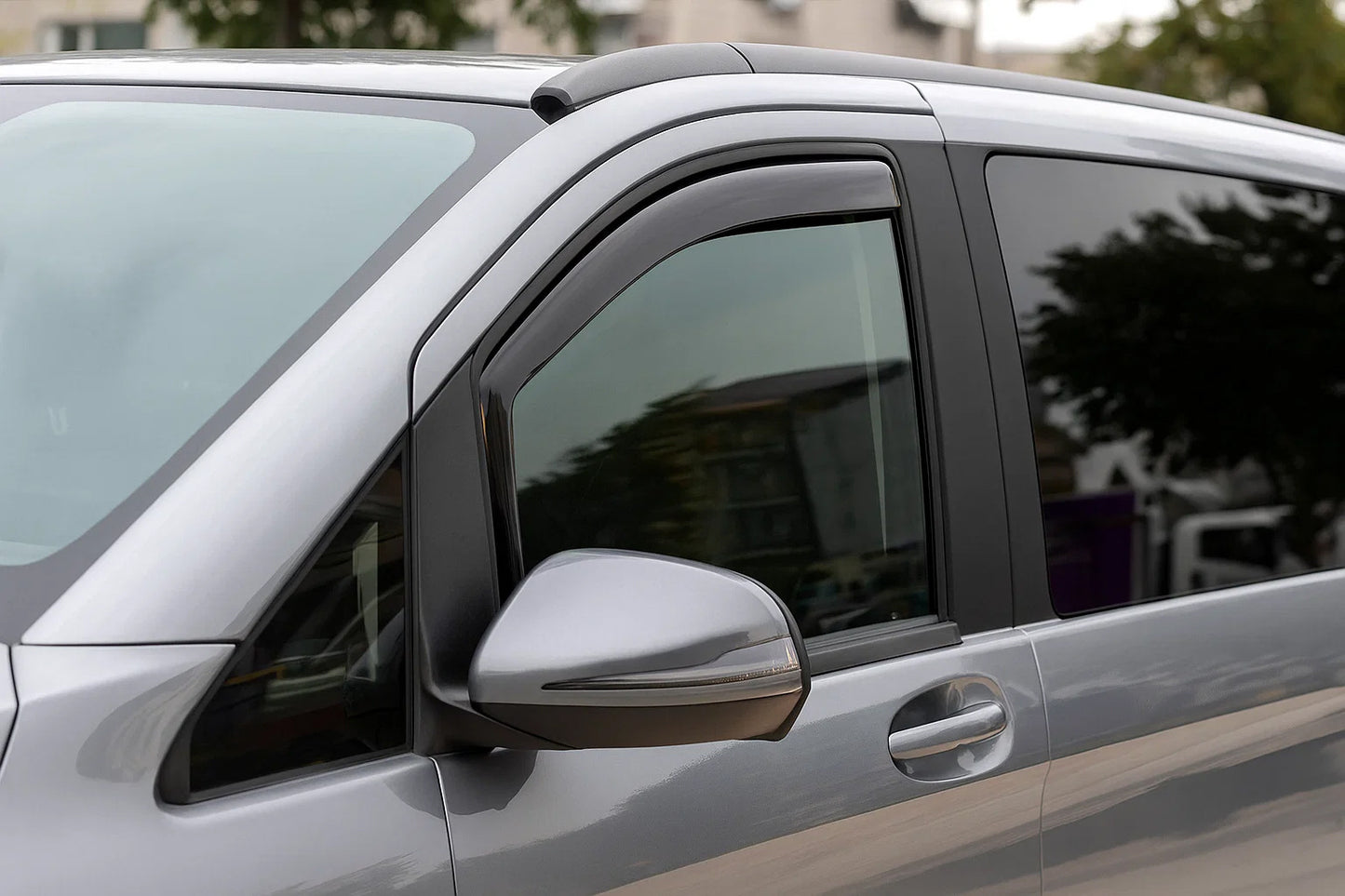 In-Channel Wind Deflectors Niken Luxury (2 pcs) for Mercedes Vito/V-class W447 2014- - image 1