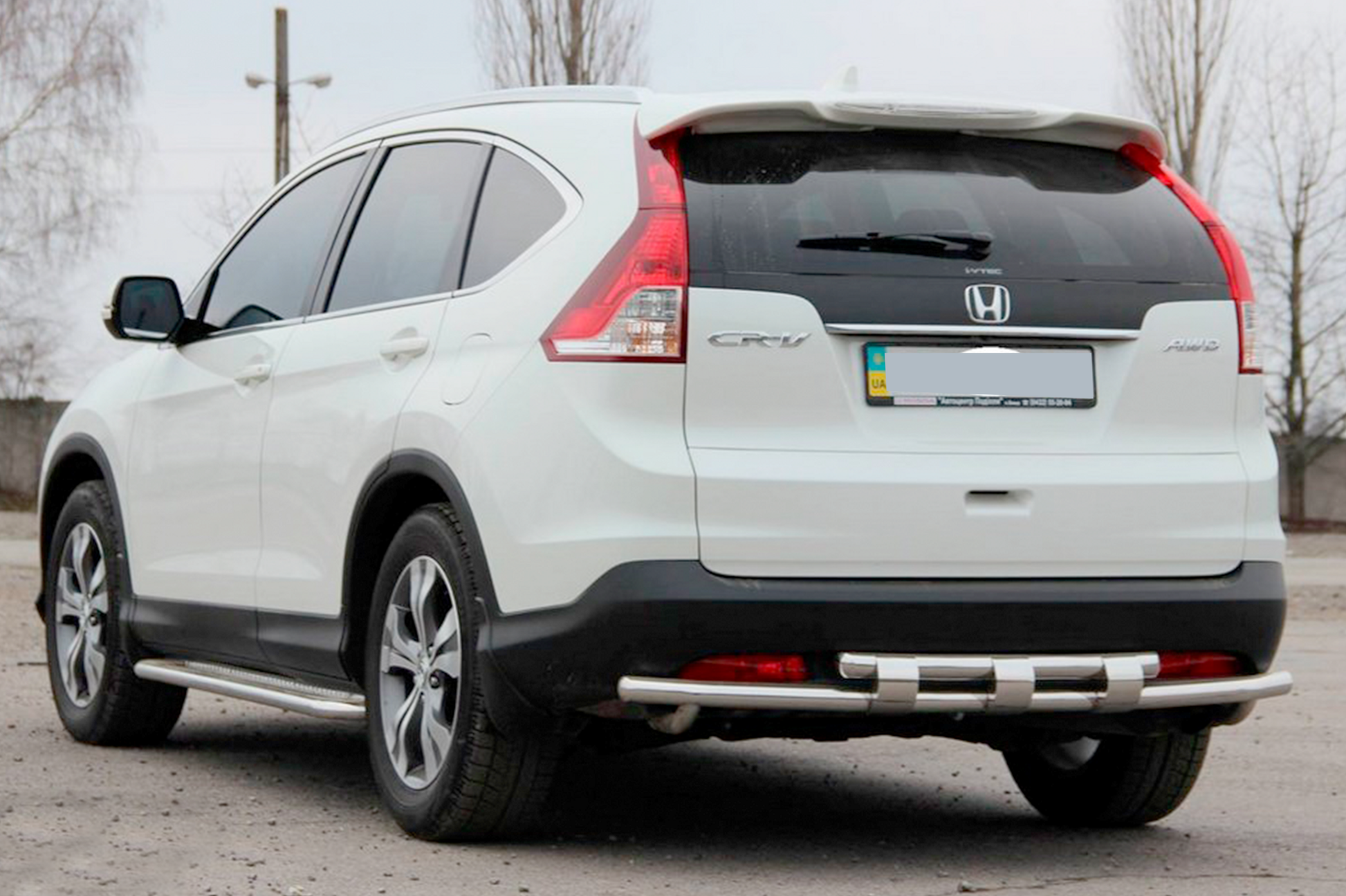 Rear bar AK002-double (stainless steel) for Honda CRV 2012-2016 - image 3