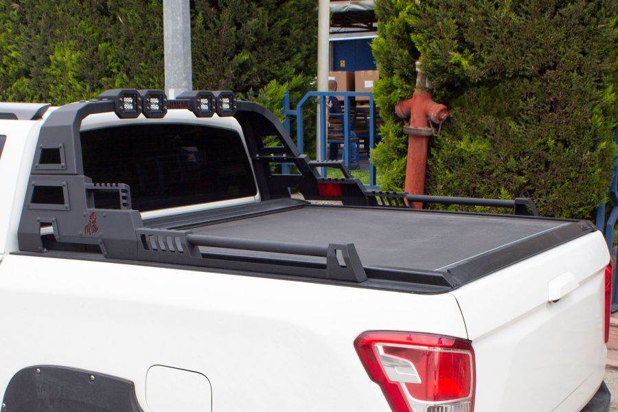 Dakar roll bar with LED (for blinds) for Mitsubishi L200 2006-2015 - Reelken Auto