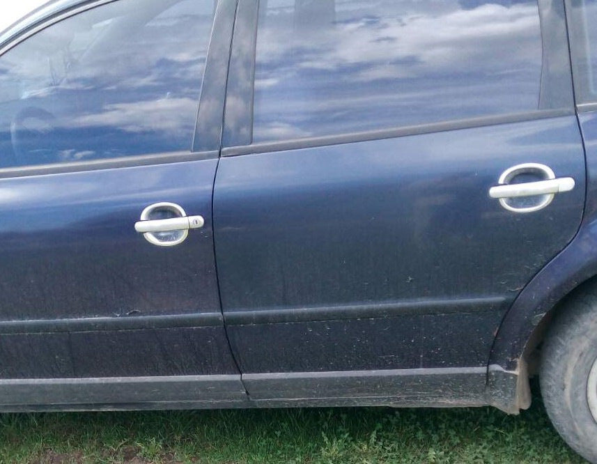 Door handle bowls (4 pcs, stainless steel) for Volkswagen Passat B5 1997-2005 - image 4