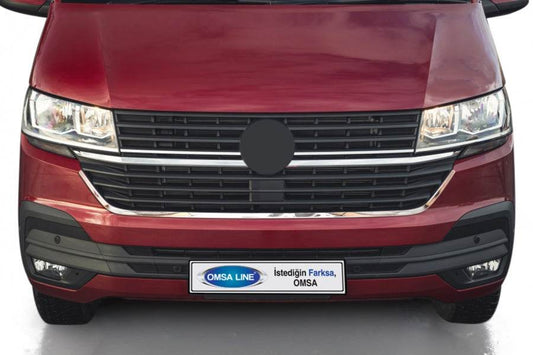 Smile under the bars 2019+ (1 piece, stainless steel) for Volkswagen T6 - Reelken Auto