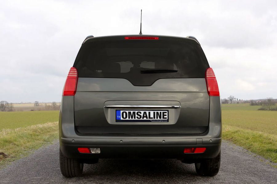 Chrome trim above license plate OmsaLine (stainless steel) for Peugeot 5008 2009-2016 - image 1