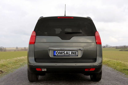 Chrome trim above license plate OmsaLine (stainless steel) for Peugeot 5008 2009-2016 - image 1