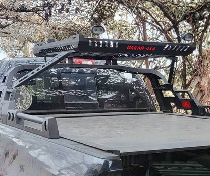 Roll bar with a Dakar basket (for blinds) for Toyota Tundra 2007-2021 - Reelken Auto
