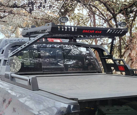 Roll bar with a Dakar basket (for blinds) for Toyota Tundra 2007-2021 - Reelken Auto