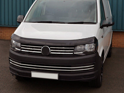 Pads on the grille Chrome 2015-2019 (4 pieces, stainless steel) for Volkswagen T6 - image 4