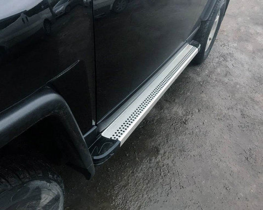 Side sills Maya V2 (2 pieces, aluminum) for Toyota FJ Cruiser - Reelken Auto