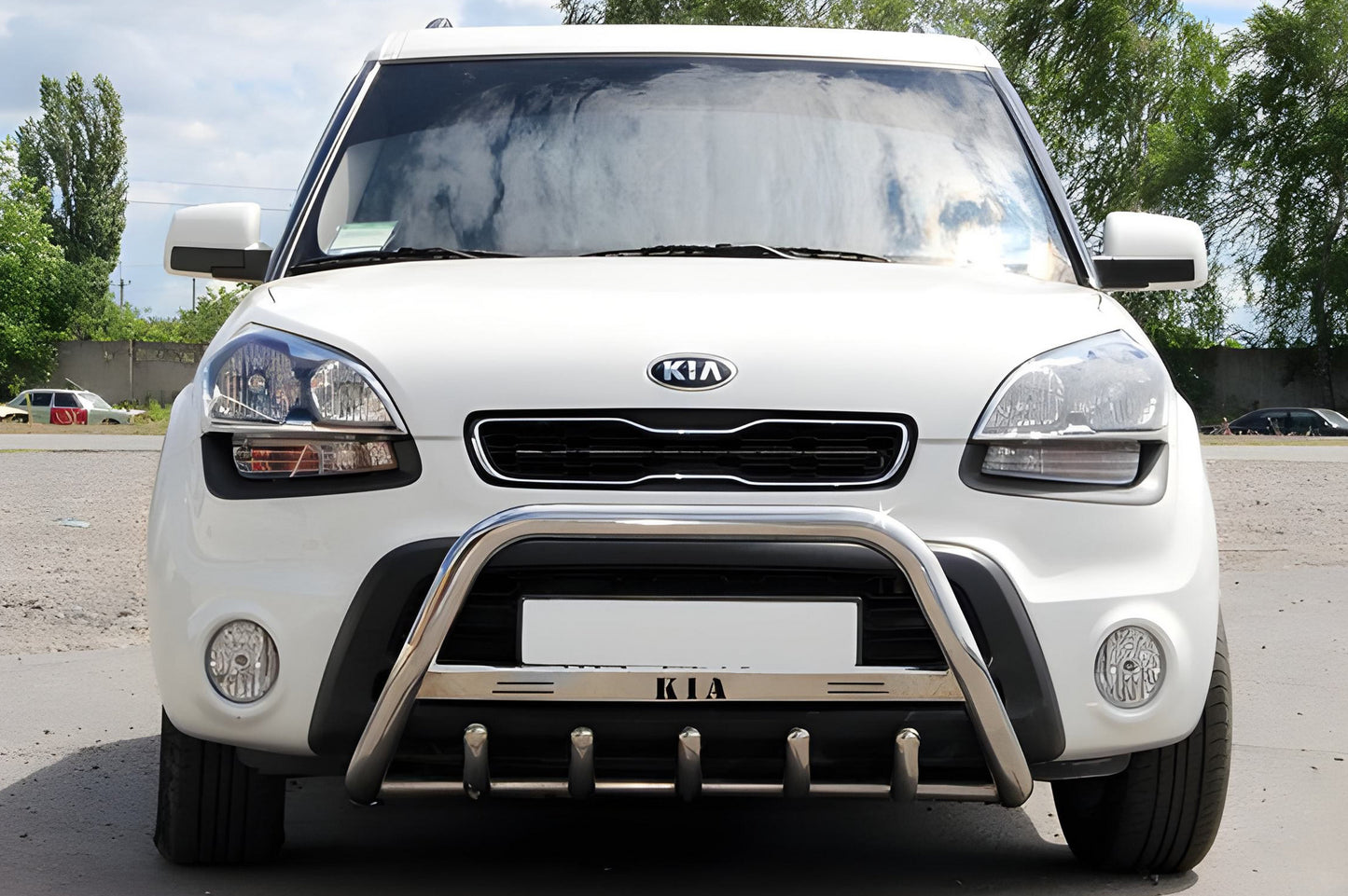 Bull Bar (Stainless Steel) for Kia Soul I 2008-2013 - image 1