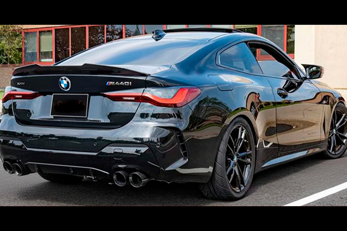 PSM-Style Spoiler (for G22, Gloss Black) for BMW 4 Series G22/23/26 2020- - image 1