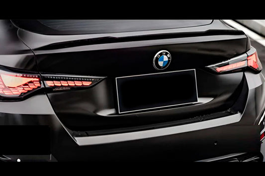 M4-Style Spoiler (for G26, Gloss Black) for BMW 4 Series G22/23/26 2020- - image 1