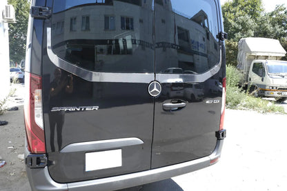 Rear Window Trim V-2 Carmos (2 pcs, Stainless Steel) for Mercedes Sprinter W907/W910 2018- - image 5