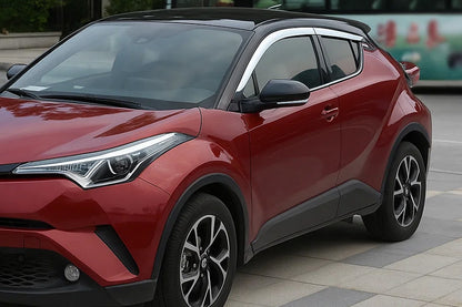 Window Trim OmsaLine (4 pcs, Stainless Steel) for Toyota C-HR 2016-2023 - image 5