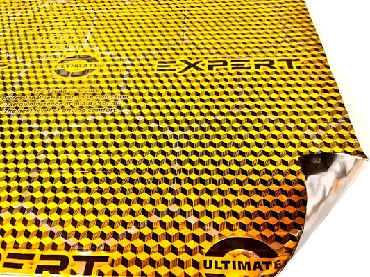 Vibration-absorbing sheet ULTIMATE EXPERT RED GOLD 4 mm (50x35 cm) - image 1