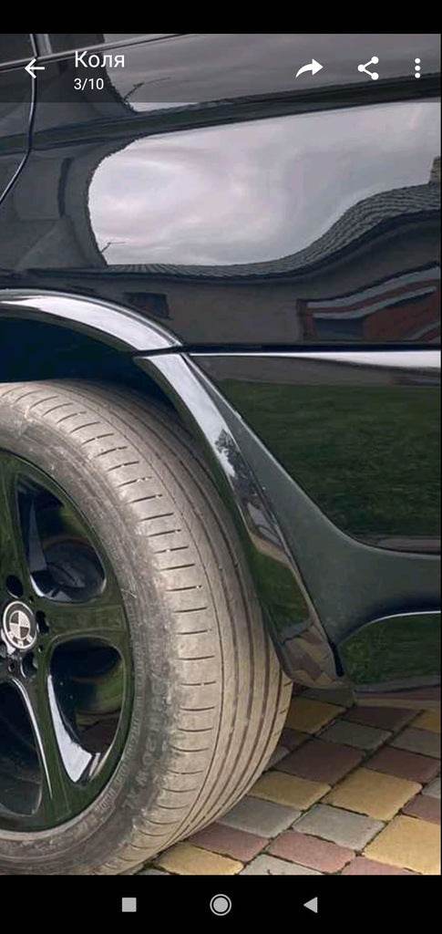 ALPINA wheel arch covers (4pcs, for painting) for BMW X5 E-53 1999-2006 - Reelken Auto