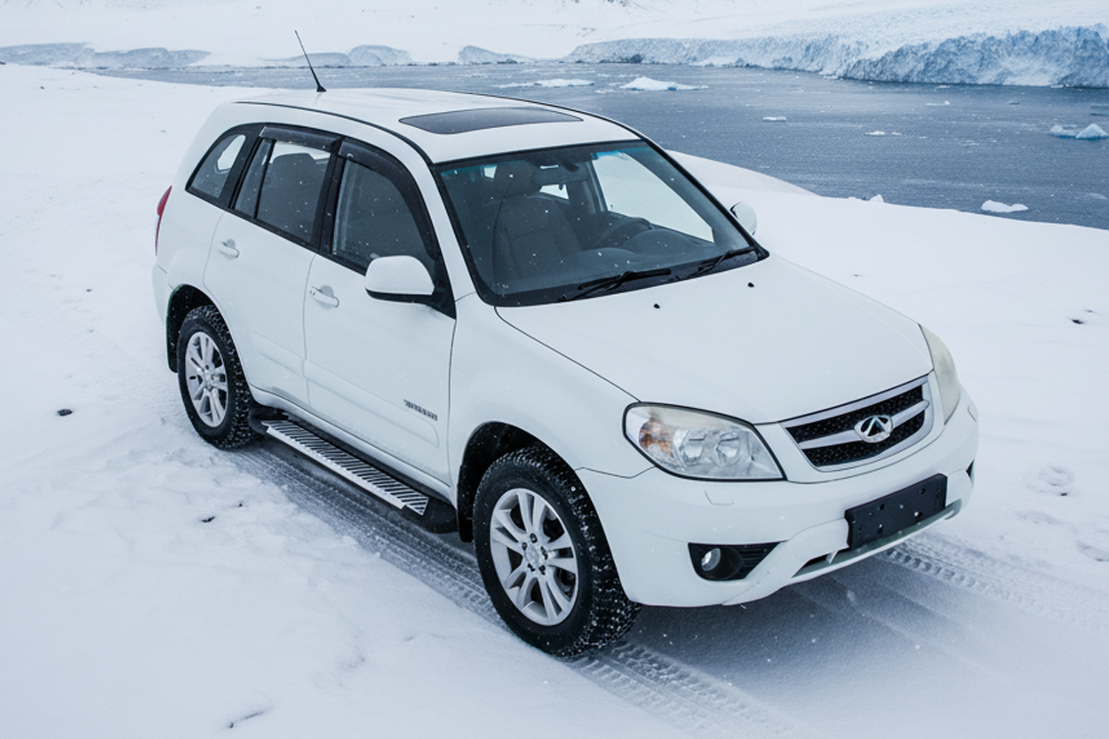 Side Steps Line (2 pcs, Aluminum) for Chery Tiggo 3 2005- - image 1