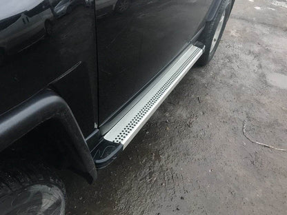 Side sills Maya V2 (2 pieces, aluminum) for Toyota FJ Cruiser - Reelken Auto