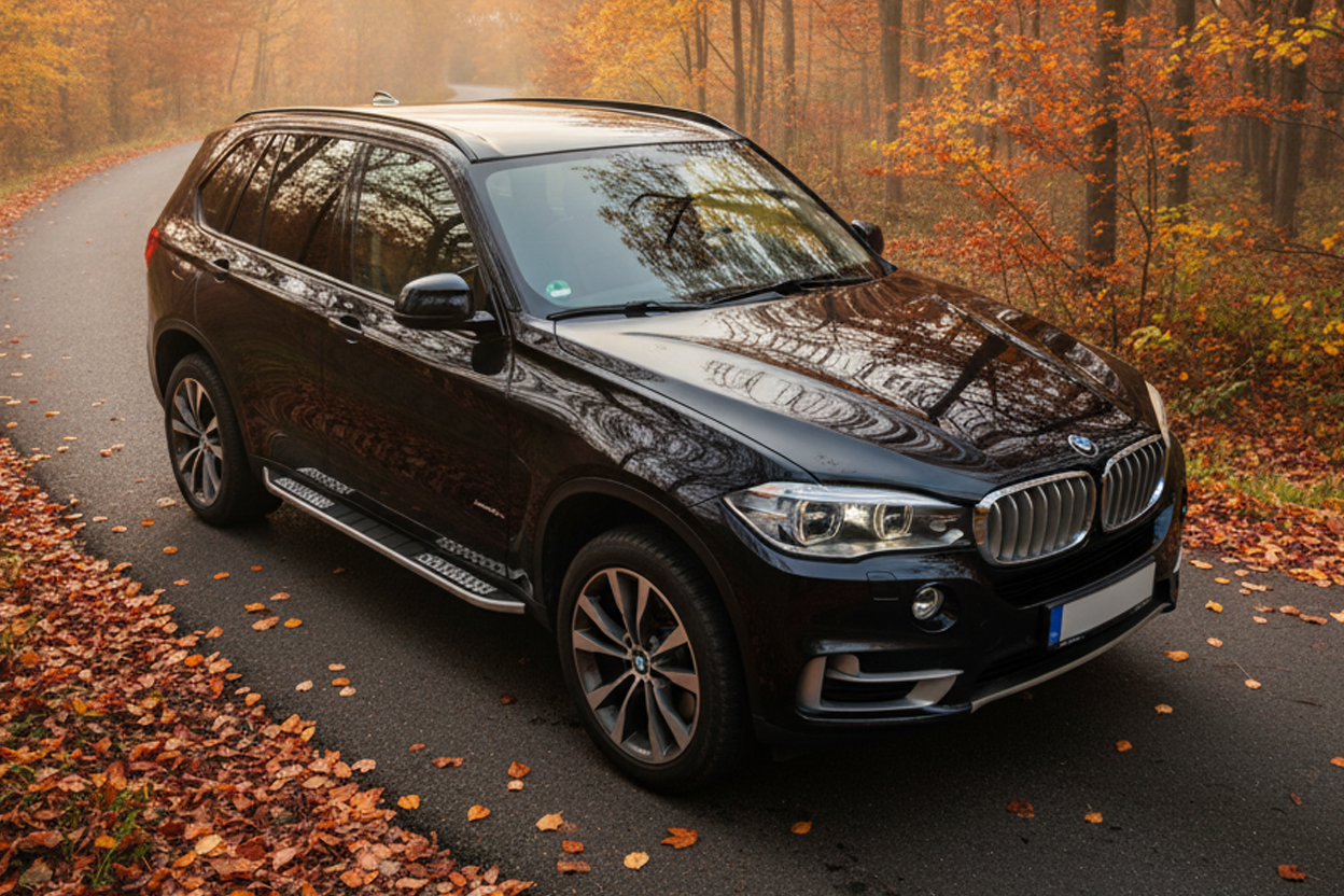 Side Steps Tayga V2 (2 pcs, Aluminum) for BMW X5 F-15 2013-2018 - image 1