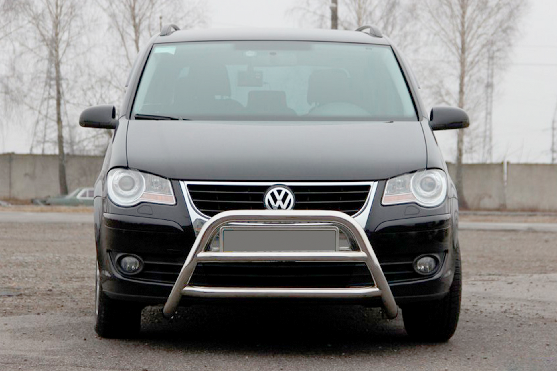 Bull Bar WT022 Stainless Steel for Volkswagen Touran 2003-2010 - image 3