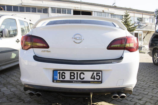 Rear bumper EuroCap (Sedan, ABS) for Opel Astra J 2009-2015 - Reelken Auto