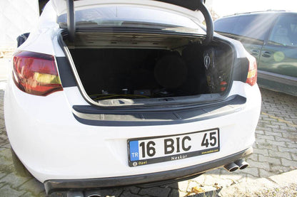 Rear bumper EuroCap (Sedan, ABS) for Opel Astra J 2009-2015 - Reelken Auto