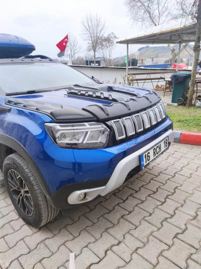 Front grille (grey) for Dacia Duster 2018-2024 - Reelken Auto