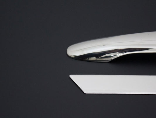 Chrome Door Handle Covers (4 pcs, Stainless Steel) for Nissan Micra K14 2016- - image 2