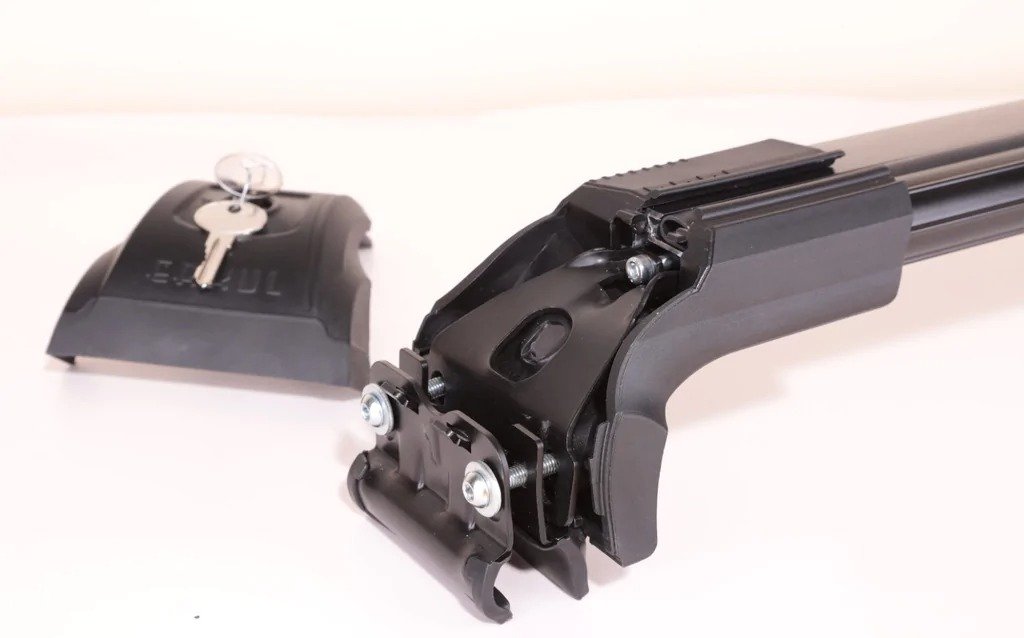 Roof Rack Cross Bars for Integrated Roof Rails Strong V2 120 cm (2 pcs) for Kia Carnival 2014-2020 - image 7