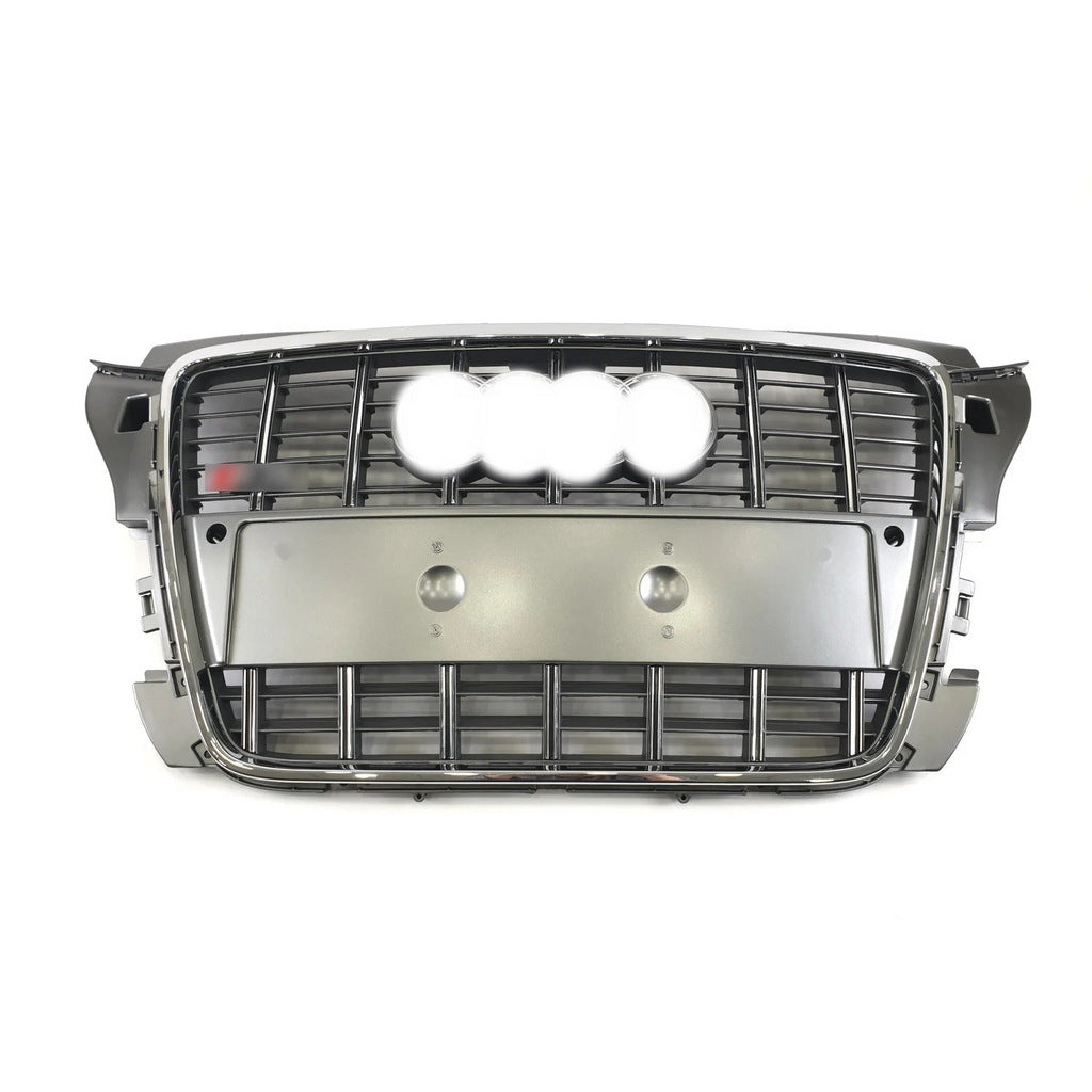 S-style front grille (2008-2012, gray with chrome) for Audi A3 2003-2012 - image 2