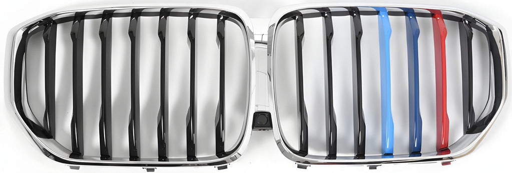Kidney Grilles 1 Bar (2019-2022, M-Color with Chrome Trim) for BMW X5 G05 2019–2026 - image 2