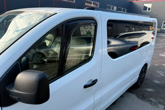 In-channel window deflectors (2 pcs, HIC) for Renault Trafic 2015- - image 2