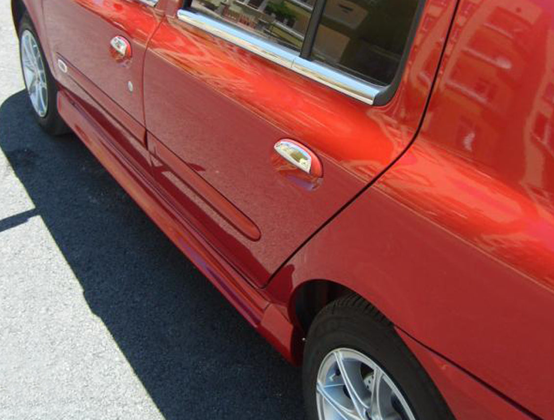 Side skirts (primed for painting) for Renault Symbol 2008-2013 - image 1