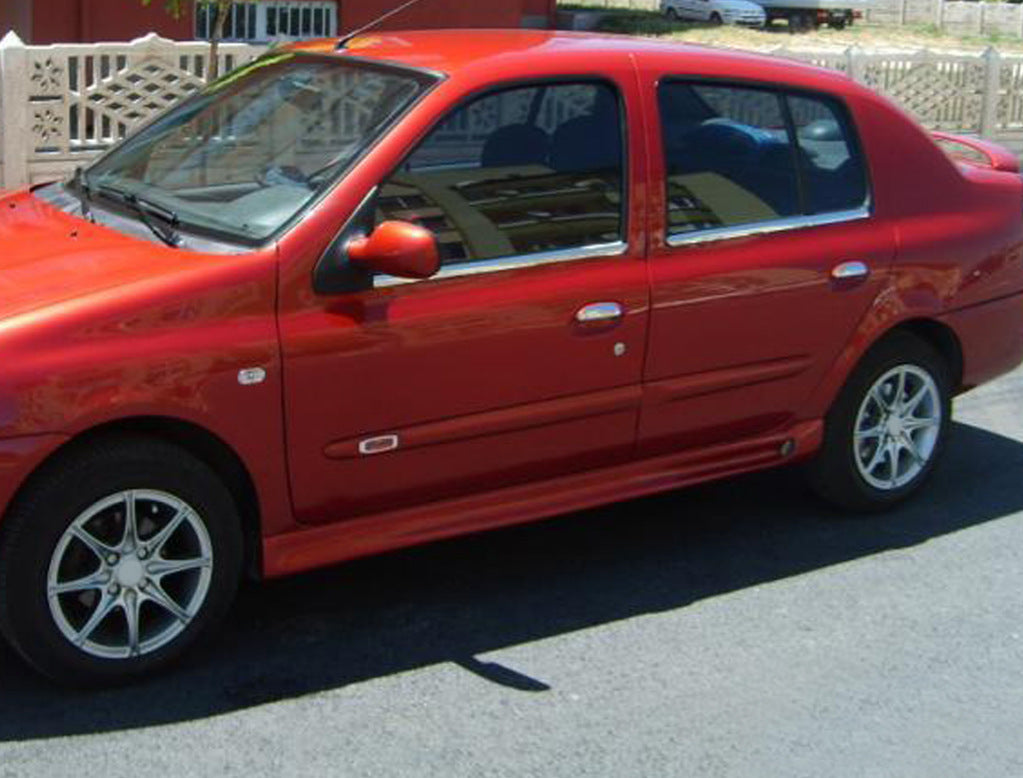Side skirts (primed for painting) for Renault Symbol 2008-2013 - image 2
